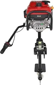 Xlsdlvcnxz 3500W 200CC Outboard Motor,4-Stroke Boat Engine,Small Outboard Motor with CD1 Ignition System,Outboard Boat Motors,3600rpm