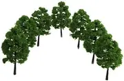 SMZhomeone 20Pcs Model Trees Train Railroad 3.5cm Model Miniature Tree Diorama Wargame Park Scenery Scale 1:100