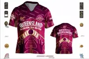 (M) (AP61) State of Origin - Maroons Indigenous Jersey AP61 HANDS QLD (Size: M)