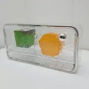 Body Shampoo Soap Bar Holder Box Container Adhesive Bathroom Length 9.25 in