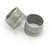Adjustable Ring Antique Silver Plated brass 18mm 8US inner size Adjustable 2653