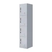 4-Door Vertical Locker for Office Gym Shed School Home Storage
