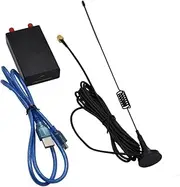 Software Defined Radio Tuner Receiver 100KHz-1.7GHz UV HF RTL SDR USB& Cable Accessory