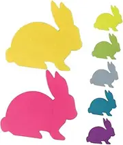 ZUNOXAZ 7 Bunny Themed Cute Rabbit Notepads for Easter Decor Spring Classroom Activities Compact Portable Cartoon Memo Pads for Office Tasks