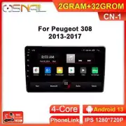 For Peugeot 408 308 308SW Multimedia Video Player Car Radio Android Auto GPS DSP