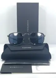 NEW Chopard SCHD60 3AMP Sunglasses Men's Gunmetal/Black, Titanium . Japan.