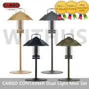 CARGO CONTAINER Dual Light Mini Package LED Lantern Set Camping Oudoor - 4colors