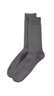 PS By Paul Smith Men's Rib Merc Socks / Slate . Made In Italy Nwt