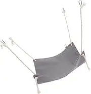 TOBBOMEY Double-Sided Cat Swing Hammock Kitten Ferret Puppy Pet Hanging Nest Scratch-Resistant