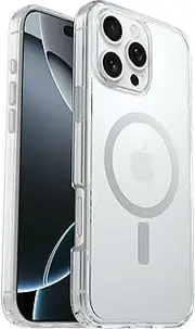 OtterBox Symmetry Series Clear MagSafe Case for iPhone 16 Pro Max, Shockproof, Drop Proof, Protective Thin Case, 3X Tested to Military Standard, Clear