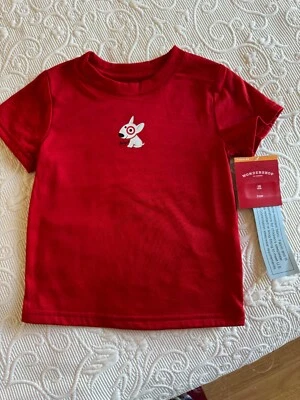 Wondershop 18M Toddler Pajama Red Top Bullseye Target Dog