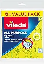 Vileda All Purpose Cloth 6 Pack
