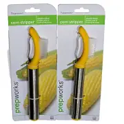 2 Pack Progressive Corn Stripper Double Sided Blade With Brush