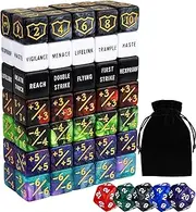 73 Pieces Magic Keyword Counter Dice MTG Counters Dice Set Bulk Ability Life Buff Plus 1 Tokens for MTG, TCG, Cards Gaming Accessories