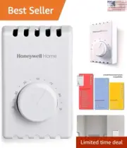 Easy-to-Install Line Voltage Thermostat - Compatible with Electric Baseboards
