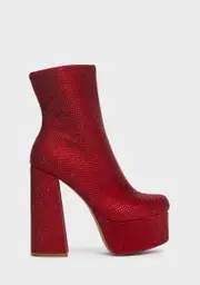 Hot High Spirits Platform Booties
