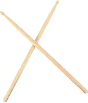 Kisangel 1 Pair Walnut Drum Sticks Percussion Tool for Musicians Comfortable Grip for Practice Concerts and Beginners