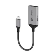 [ULC35APW-SGR] 10cm Ultra Combo USB-C to 3.5mm Audio & USB-C Charging Combo Adapter