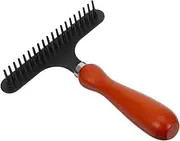 Totority Large Dog Dematting Comb Grooming Tool for Short Haired Dogs Detangler Brush for Retrievers Labradors Reduces Shedding Untangles Knots Gentle Skin