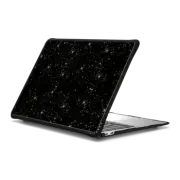 MacBook Air 13-inch (M1 / Intel) Impact Case Luxury black glam gold glitter abstract confetti pattern