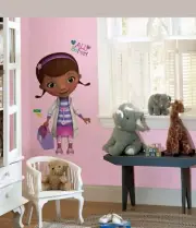Disney DOC MCSTUFFINS Giant WALL DECALS New BiG Stickers Girls Bedroom Decor