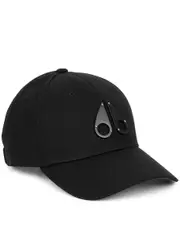 Moose Knuckles Logo Cotton-twill cap - Black One Size