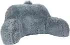 Shaggy Reading Pillow Back Rest Body Pillow for Adults and Kids, Lumbar and Arm