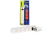 Jackson 4 Way Powerboard Power board Surge w/ 1.8m Cord PT0333