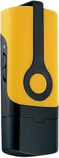 Canmore GT-730FL-S USB GPS Tracker Stick Data Logger, Built-in Rechargeable Battery, WAAS, A-GPS, 256,000 Waypoints, 65 Channels, Windows XP/Vista / 8 Compatible, Yellow