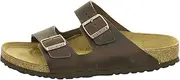 [Birkenstock] Arizona Leather Sandals for Men - Dark Brown - Slippers