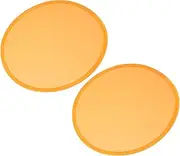 Abaodam 2pcs Mini Folding Fan Foldable Flying Disc Party Favors Portable Hand Fan Round Disc for Dance