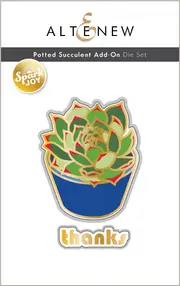 Altenew Spark Joy- Potted Succulent Add-On Die Set