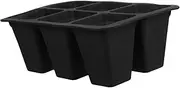 FONDOTIN Indoor Plant Pot Starter Tray Grid Design Reusable Silicone Trays for Seedling Cultivation