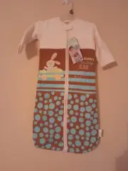 Woombie Ultra Sleeper Swaddle Baby Warm Sleep Bag 3~6 months Bunny Race Car NEW