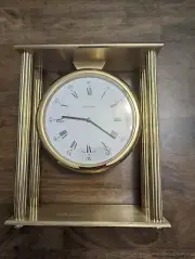 Tiffany & Co.Brass Clock Swiss Made Desk ( Ref. 210338) - Quartz