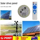 3.2V 3.7V Circle Light Remote Control Dual Color LED Round Solar Lighting Panel