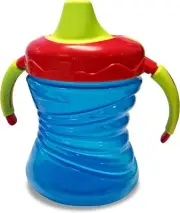 First Essentials by NUK Acrylic Fun Grips Soft Spout Trainer Cup, 7 oz.
