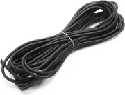 3/16 Inch Elastic Cord Shock Marine Grade Black 30FT Bungee Stretch for DIY Proj