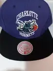 Mitchell & Ness Charlotte Hornets Purple Snapback Adjustable Hat Cap OSFM
