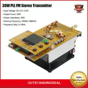 30W 76MHz-108MHz PLL FM Stereo Transmitter Digital Radio Transmitter ot16