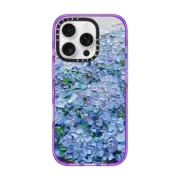 iPhone 16 Pro Impact Case MagSafe Compatible Nantucket Blue Hydrangeas