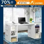 Computer Desk Bookshelf White 150CM Home Office Furniture Study Workstatio WH-AB