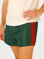 Mantaray Men's Elasticated Waist Football Shorts, Green, Size 3XL