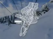 Sundance - Utah - Clear Vinyl Ski Resort Sticker - Skiing Snowboarding
