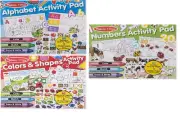 Melissa & Doug Alphabet, Number and Color shape Activity Pad Work Book