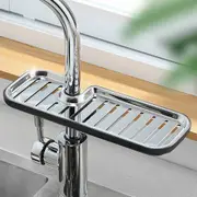 Kitchen Sink Organizer Brush Sponge Holder Over Faucet Hanging Faucet Drain Rack