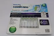 Philips HX6066/70 Sonicare DiamondClean Standard Brush Heads - 6 Pieces