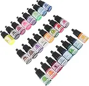 AUTSUPPL Epoxy Dye for Crafts 24pcs Pigments Mini Epoxy Craft Pigment Liquid Resin