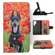 FLIP CASE FOR SAMSUNG GALAXY|DOBERMAN DOG 3