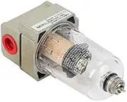 AF2000-02 Water Separator Pressure Regulator for Compressed Air Compressor Filter 1/4 Inch Air Regulator Filter